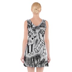V-Neck Sleeveless Dress 