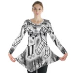 Robot Love Long Sleeve Tunic 