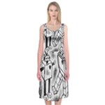 Robot Love Midi Sleeveless Dress