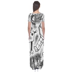 Short Sleeve Maxi Dress 