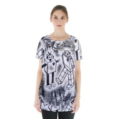 Skirt Hem Sports Top 