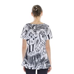 Skirt Hem Sports Top 