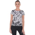 Robot Love Short Sleeve Sports Top 