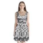 Robot Love Split Back Mini Dress 