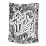 Robot Love Medium Tapestry