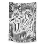 Robot Love Large Tapestry