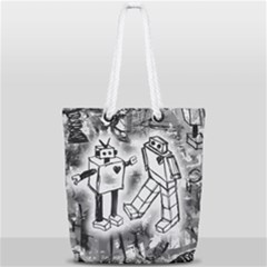 Full Print Rope Handle Tote (Small) 