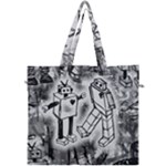 Robot Love Canvas Travel Bag