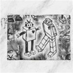 Robot Love Canvas Cosmetic Bag (XXL)