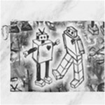 Robot Love Canvas Cosmetic Bag (XXXL)