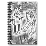 Robot Love 5.5  x 8.5  Notebook