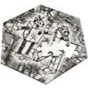 Wooden Puzzle Hexagon 