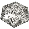 Wooden Puzzle Hexagon 