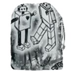 Robot Love Drawstring Pouch (XXXL)