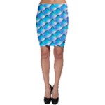 Mermaid Tail Blue Bodycon Skirt