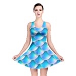 Mermaid Tail Blue Reversible Skater Dress