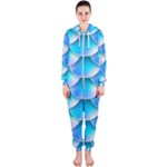 Mermaid Tail Blue Hooded Jumpsuit (Ladies)