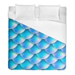 Mermaid Tail Blue Duvet Cover (Full/ Double Size)
