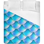 Mermaid Tail Blue Duvet Cover (California King Size)