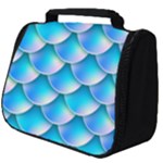 Mermaid Tail Blue Full Print Travel Pouch (Big)