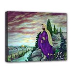 Jesus Overlooking Jerusalem Canvas 14  x 11  (Stretched) Clone