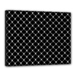 Halloween Skulls Crossbones Canvas 20  x 16  (Stretched)