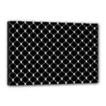 Halloween Skulls Crossbones Canvas 18  x 12  (Stretched)