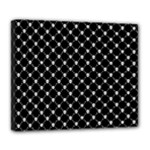Halloween Skulls Crossbones Deluxe Canvas 24  x 20  (Stretched)