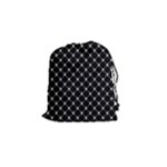 Halloween Skulls Crossbones Drawstring Pouch (Small)
