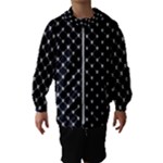 Halloween Skulls Crossbones Kids  Hooded Windbreaker
