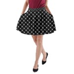 Halloween Skulls Crossbones A-Line Pocket Skirt