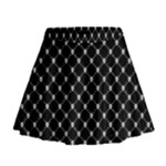 Halloween Skulls Crossbones Mini Flare Skirt