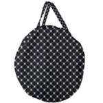 Halloween Skulls Crossbones Giant Round Zipper Tote