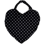 Halloween Skulls Crossbones Giant Heart Shaped Tote