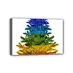 rainbow christmas tree Mini Canvas 6  x 4  (Stretched)