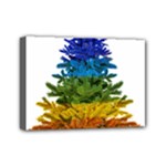 rainbow christmas tree Mini Canvas 7  x 5  (Stretched)