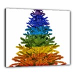 rainbow christmas tree Canvas 24  x 20  (Stretched)