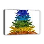 rainbow christmas tree Deluxe Canvas 18  x 12  (Stretched)