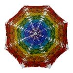 rainbow christmas tree Golf Umbrella