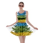 rainbow christmas tree Skater Dress