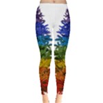 rainbow christmas tree Leggings 