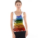 rainbow christmas tree Tank Top
