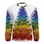 rainbow christmas tree Men s Long Sleeve Tee