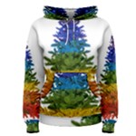 rainbow christmas tree Women s Pullover Hoodie