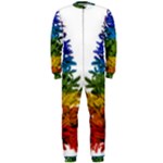 rainbow christmas tree OnePiece Jumpsuit (Men)