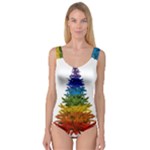 rainbow christmas tree Princess Tank Leotard 