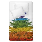 rainbow christmas tree Duvet Cover Double Side (Single Size)