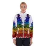 rainbow christmas tree Winter Jacket
