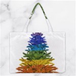 rainbow christmas tree Medium Tote Bag