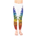 rainbow christmas tree Kids  Leggings